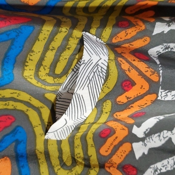 Vintage Shorts Set CHAR 100% Silk 2-Piece Button-front Drawstring Size 8 - Picture 4 of 16